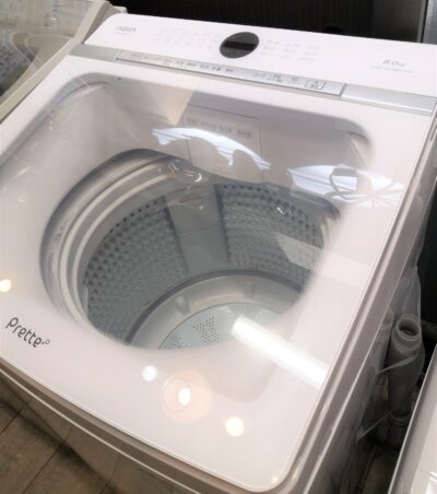 AQUA アクア プレッテPrette 2022年製 AQW-VA8M 洗剤自動投入 ガラストップ 8㎏ 縦型 洗濯機 4