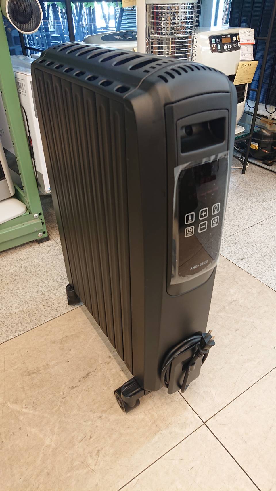 オイルヒーター モンデコ ブラック