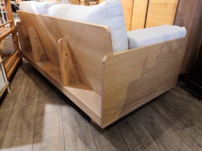 無印良品 muji 木製フレーム オーク突板 リビング家具 ソファ 2.5シーターソファ 2