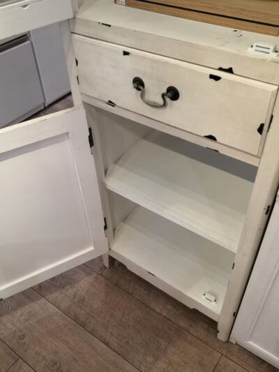 東谷 AZUMAYA キッチンキャビネット カントリー シャビー ディスプレイ スリム キャビネット 4