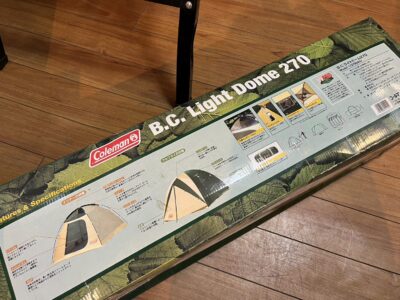 Coleman　B.C. Light Dome 270　ドームテント