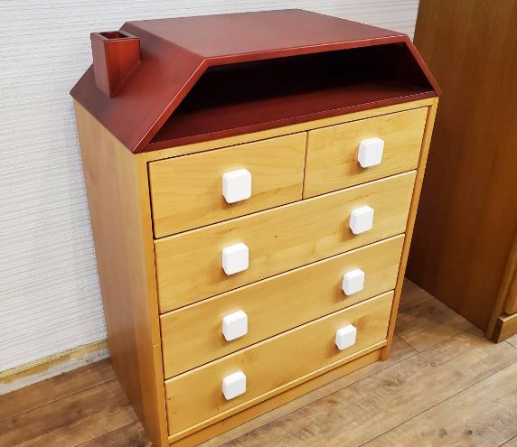 ☆KAUPUNKI カウプンキシリーズ チェスト 北欧 木製 子ども家具 キッズ 