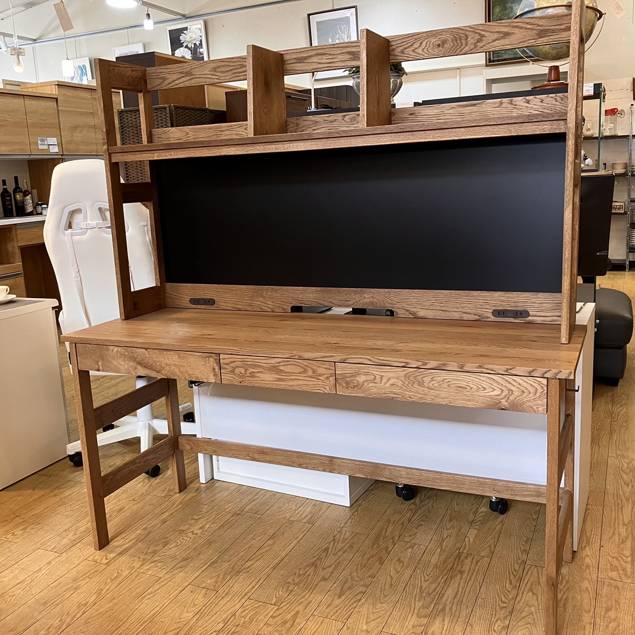 楽天市場】サイドテーブル 木製 無垢材【BI OAK DRAWER TABLE】 : LIFE FURNITURE