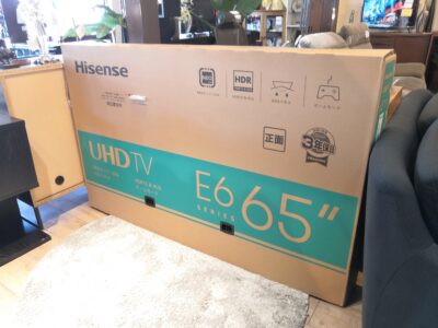 Hisense ハイセンス 65E6G 4Kチューナー内蔵 ネット対応 65インチ 65V4K内蔵チューナー 液晶テレビ 3