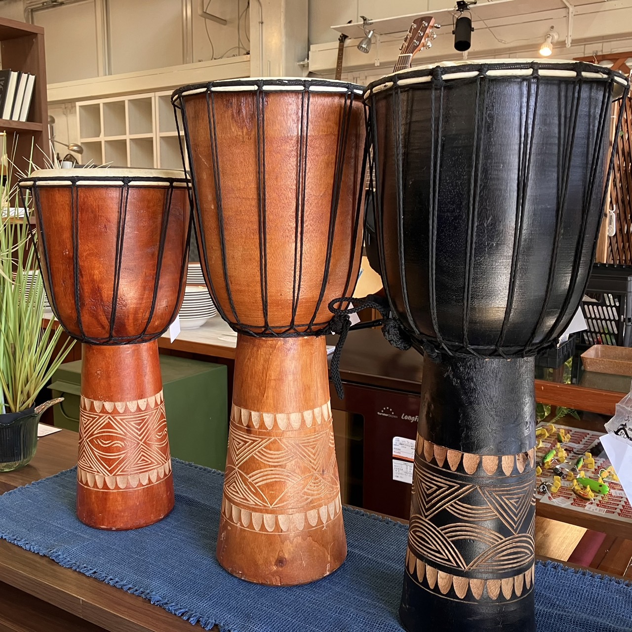 ジャンベ＞コートジボワール製 中古 （アフリカ生まれの打楽器