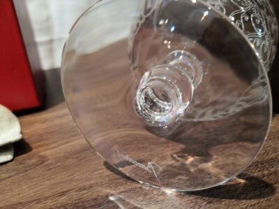 Bacarrat バカラ ローハン 渦巻模様 酒器 クリスタル グラス スモール ワイングラス 1