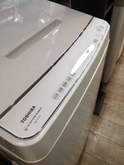 TOSHIBA 東芝 AW-12DP2 ガラストップ ウルトラファインバブル洗浄W 洗剤自動投入 2022年製 12㎏ 全自動洗濯機 2