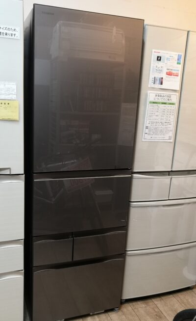 TOSHIBA 東芝 2021年製 GR-T500GZ(ZH) VEGETA ベジータ 501L 5ドア 冷凍庫 冷蔵庫 3