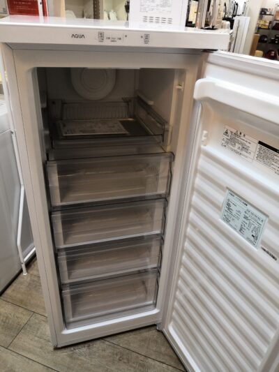 ALLEGIA AQUA ファン式 直冷式 家庭用 フリーザー 1ドア 上開閉式  冷凍庫 3