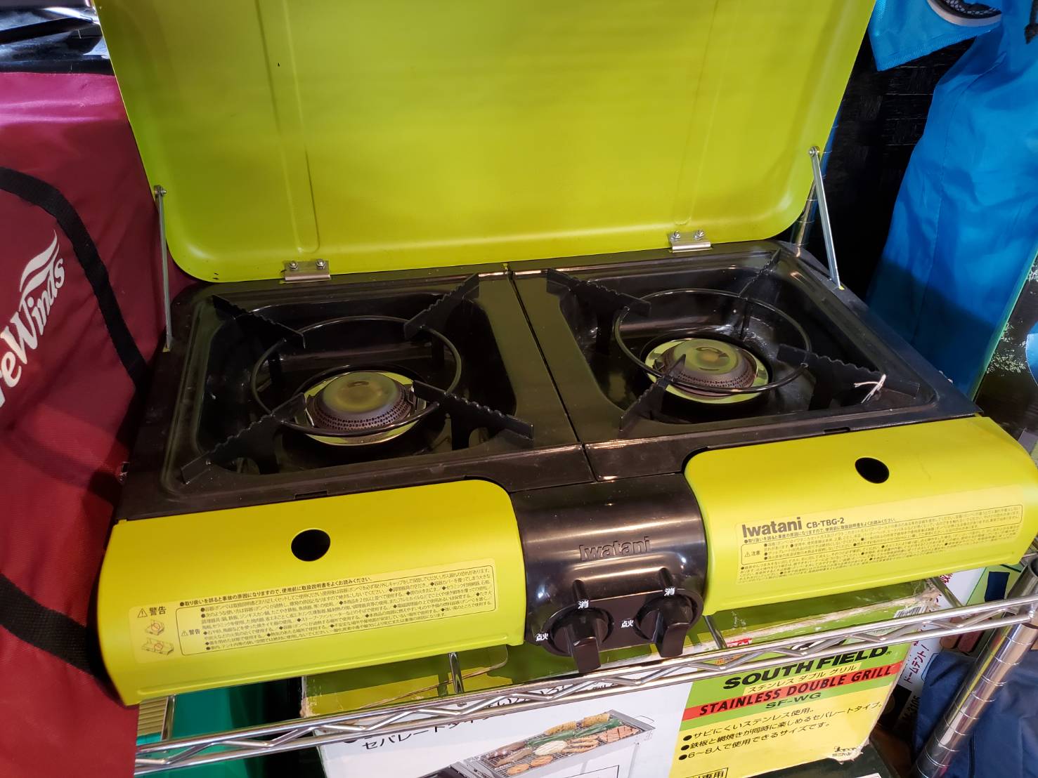 ☆Iwatani イワタニ カセットガステーブルトップBBQこんろ フラット 