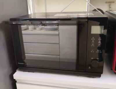 Panasonic パナソニック 2023年製 NA-MS4A ブラック フラット庫 調理家電 キッチン家電 電子レンジ オーブンレンジ 7