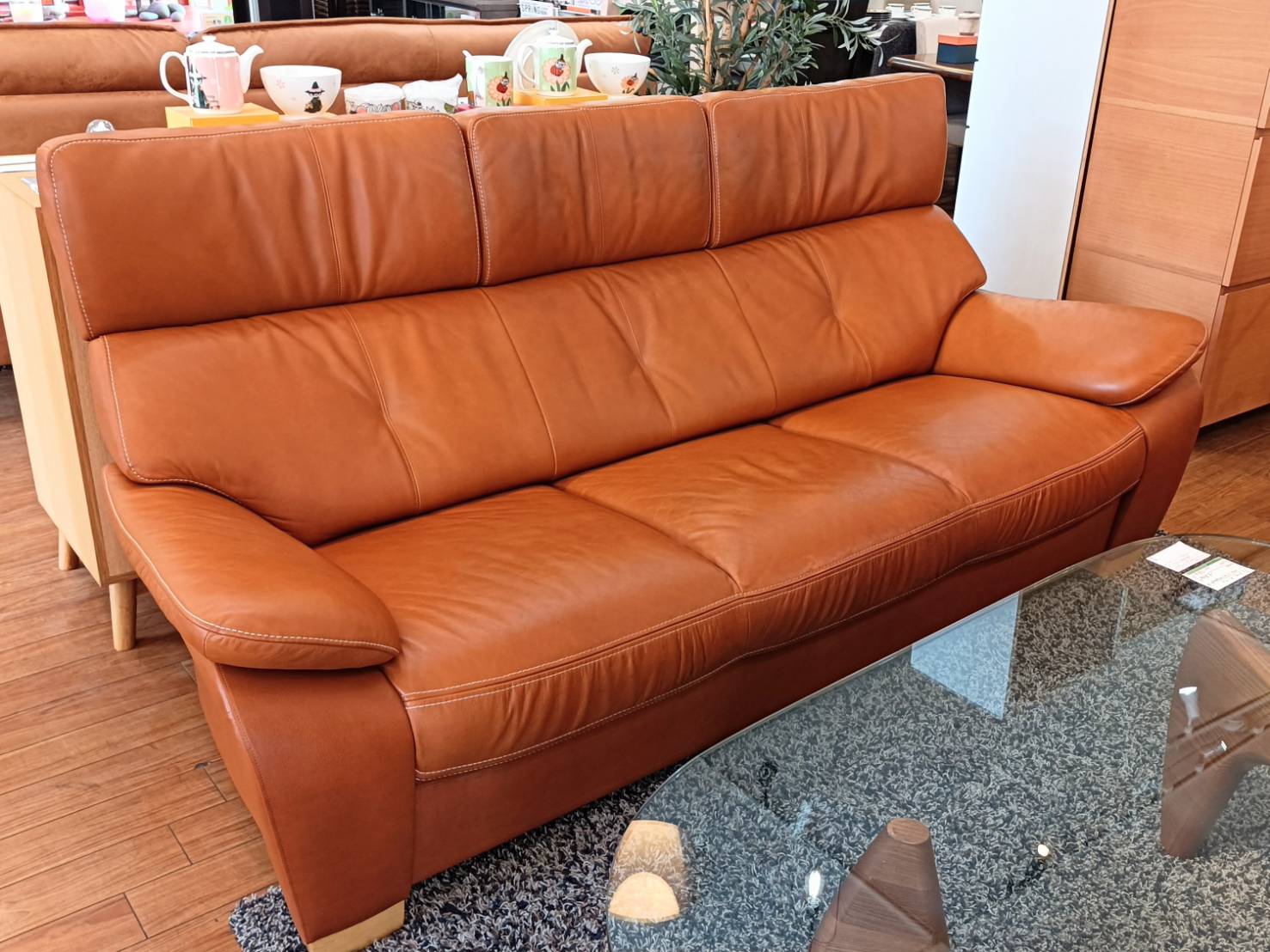 karimoku カリモク ZT7303 レザーソファ ソファ チェア imgrc0094490257.jpg