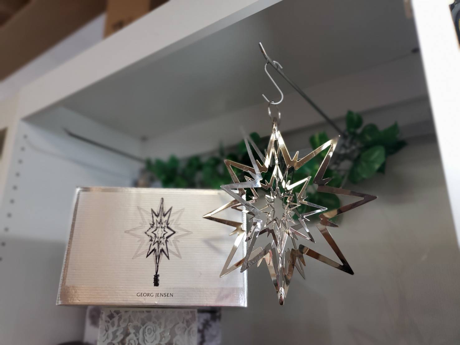 ☆GEORG JENSEN ジョージジェンセン オーナメント パラジウムメッキ