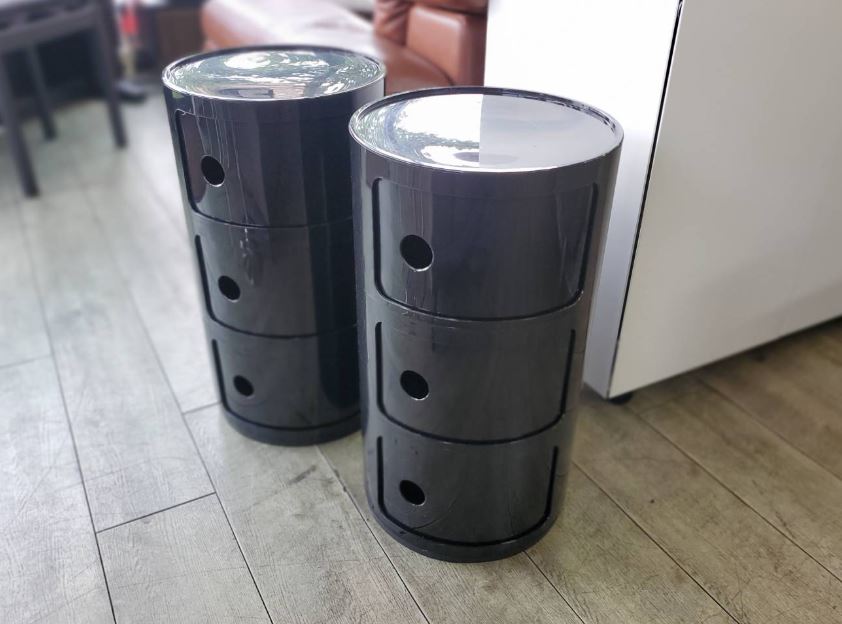 Kartell カルテル コンポニビリ3 3段 マットブラック Kartell