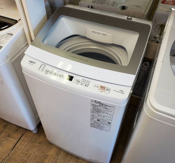 ★0634★（★2026.03.28 お買い上げありがとうございます）アクア　全自動洗濯機７.０ｋｇ　２０２３年製　AQW-S7N　白　56㎝幅　高く買取るゾウ八幡東店 楽天市場】アクア AQUA 全自動洗濯機 7kg ホワイト AQW-S7N(W) | 価格