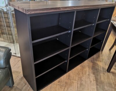 大川家具 バルブ 間仕切り カウンター下収納 対面式 キッチンカウンター バーカウンター 5