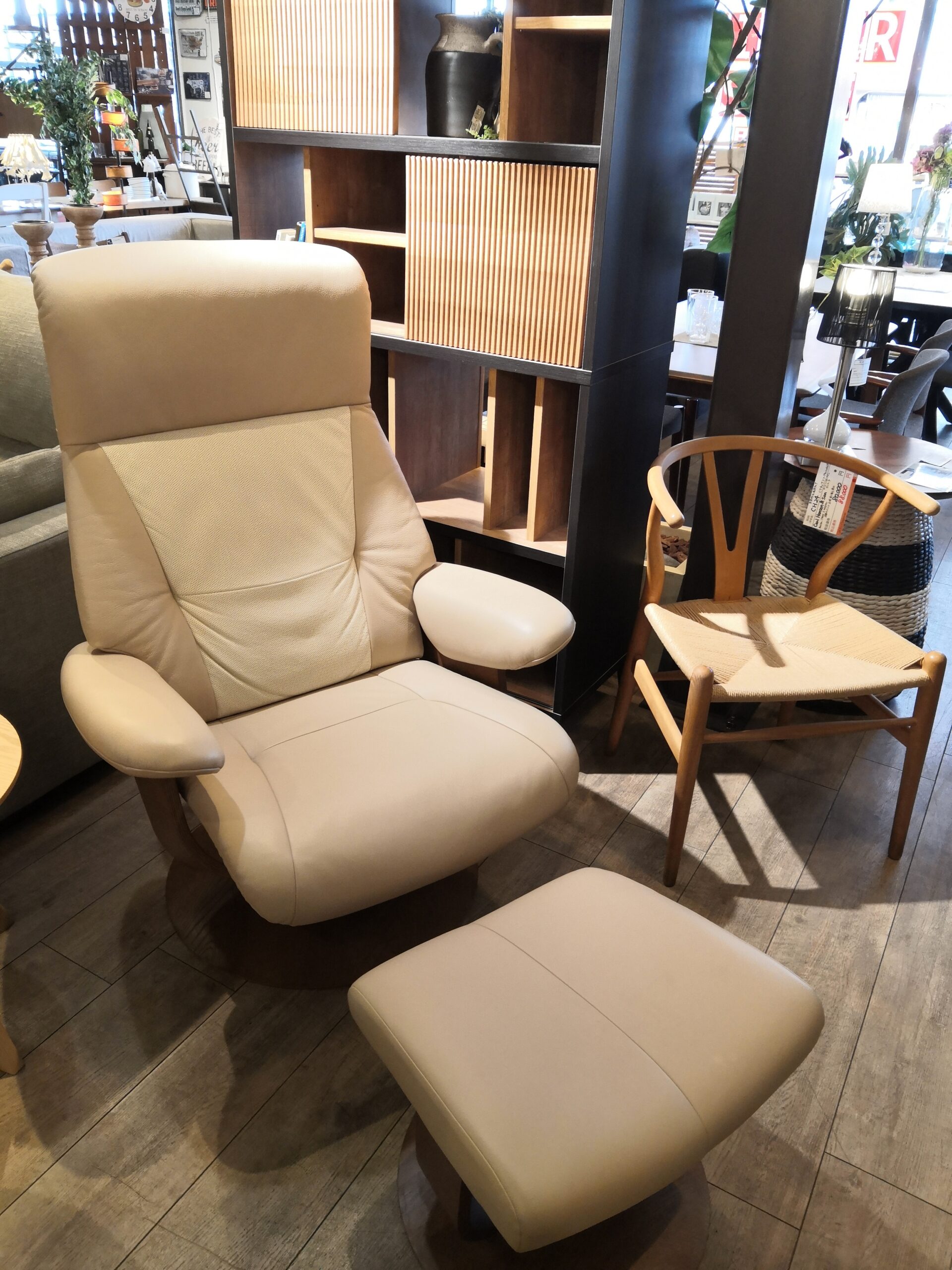 中古品】karimoku Chitano チターノ デューエ アイボリー R110シリーズ