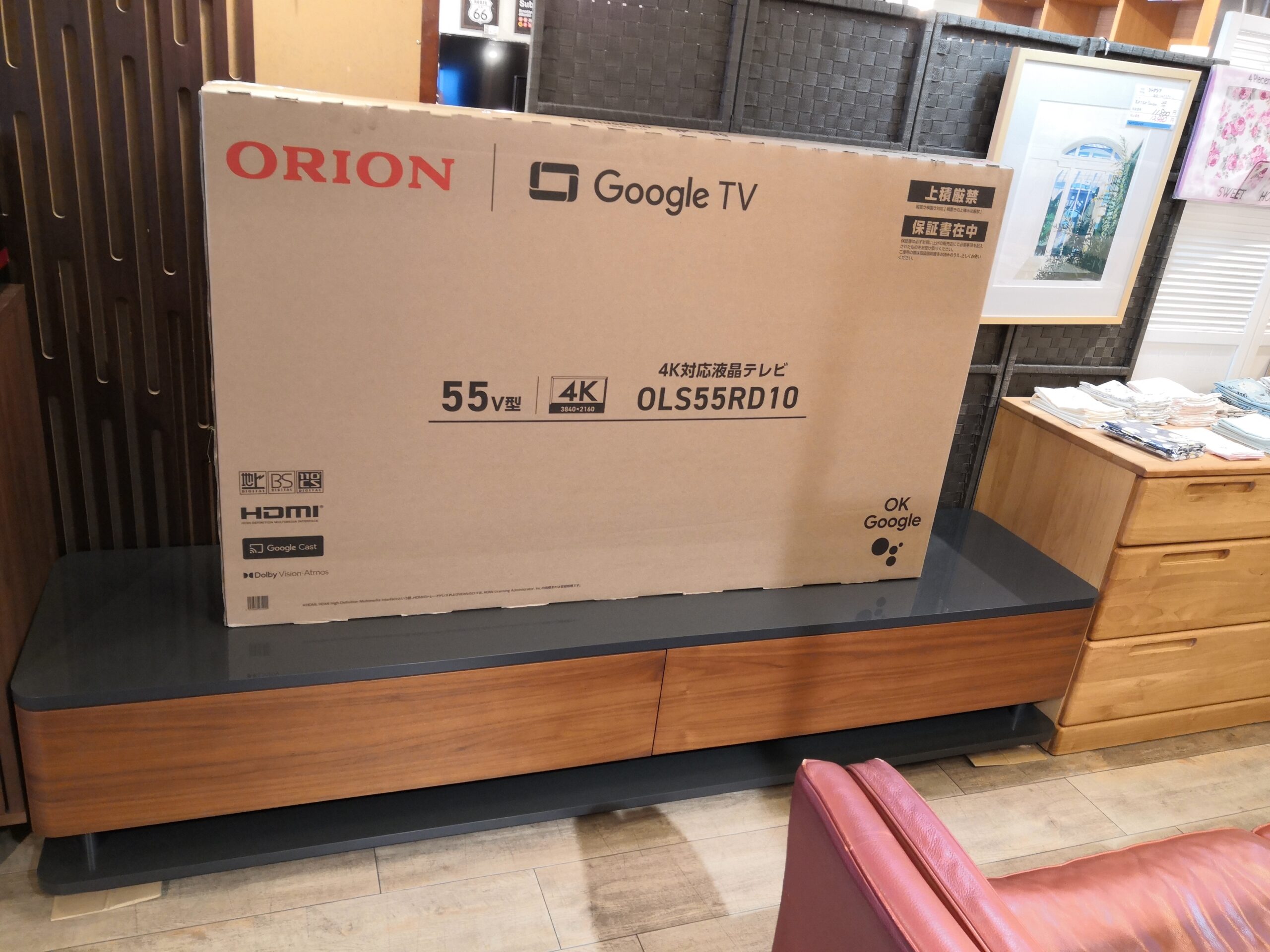 新品】ORION オリオン Google TV搭載 OLS55RD10 2024年製 4K対応 55