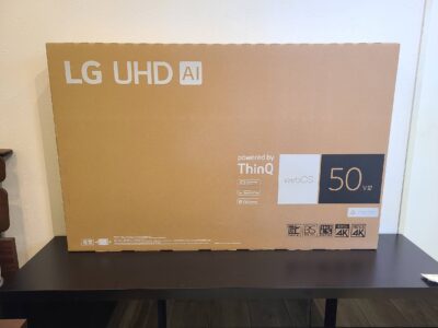 LG　50V型 4K液晶テレビ　50UT801COJB　2024年発売モデル　Wi-Fi　webOS　AI