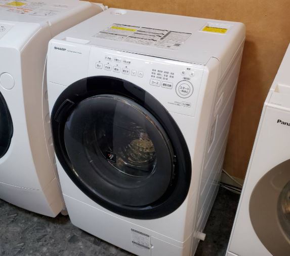 ☆SHARP シャープ 7.0/3.5㎏ ドラム式洗濯乾燥機 2023年製 ES-S7H-WS 右開き ヒーター乾燥 プラズマクラスター コンパクト  省エネ ドラム式電気洗濯乾燥機 買取しました☆ 25年2月26日 | 愛知と岐阜のリサイクルショップ 再良市場