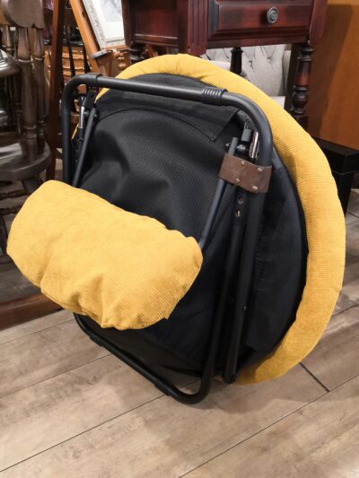 a.depeche アデペシュ マスタード オットマン付き 2way folding chair フォールディングチェア