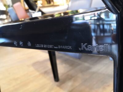 Kartell カルテル ルイゴースト LOUIS GHOST グロッシーブラック スタッキングチェア  4