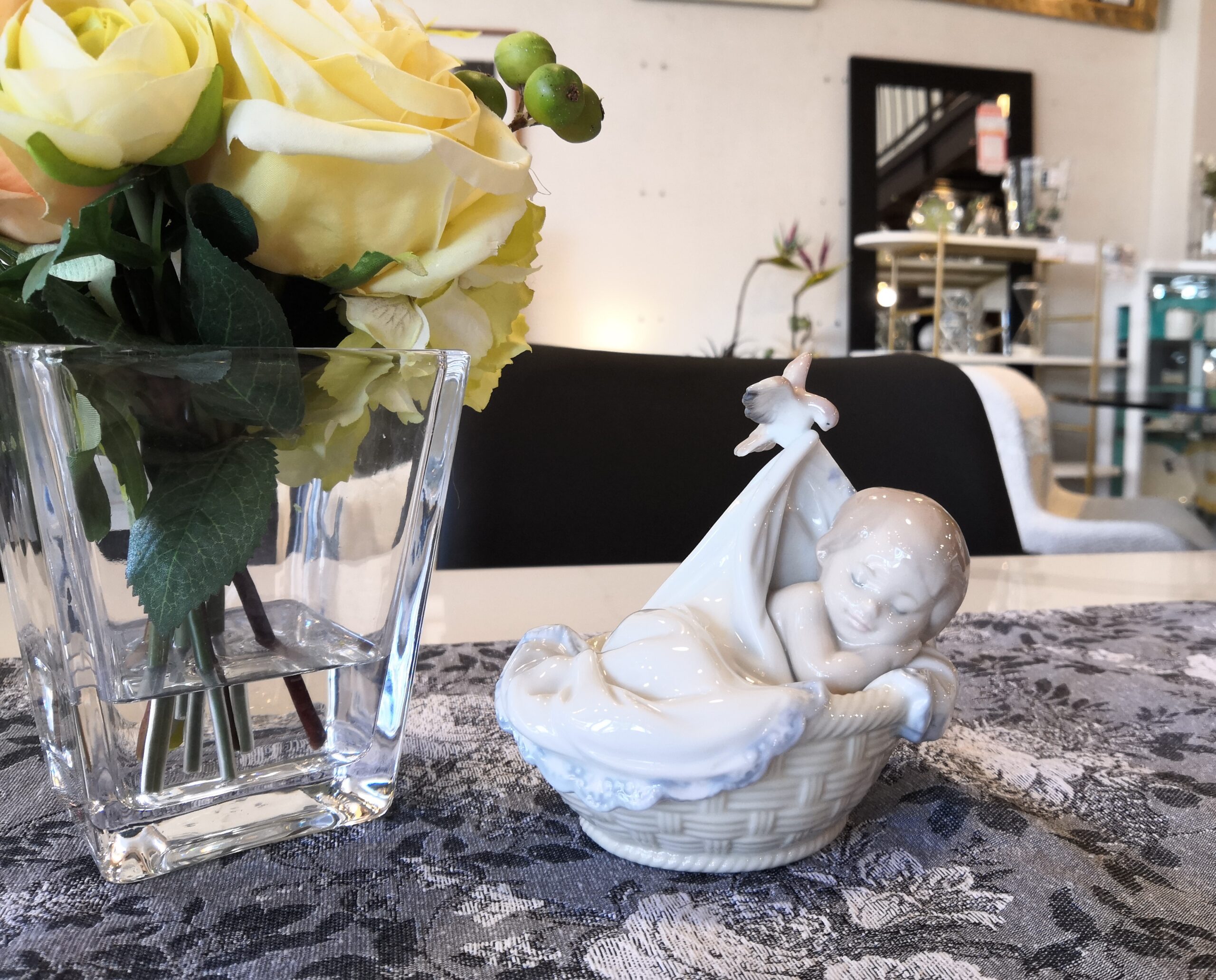 中古品】LLADRO リヤドロ 陶器 置物 オブジェクト ドール ハンドメイド
