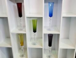 Baccarat　バカラ　MILLE NUITS　MilleNuits　ミルニュイ　フルーティッシモ　シャンパンフルート　シャンパングラス　グラス　ワイングラス　レッド　ブルー　イエロー　グリーン　パープル　インテリア　クリスタル　コレクション　飾り　マティアス　MATHIAS　高級　ガラス食器　リサイクルショップ　再良市場　天白　名東　昭和　千種　瑞穂　緑　日進　豊明　東郷　おススメ　オススメ お洒落　オシャレ　中古　美品