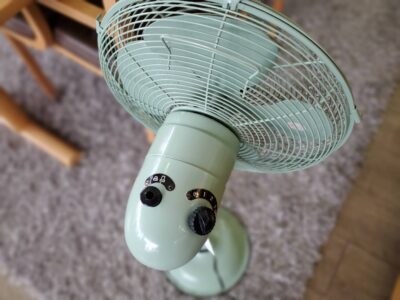 HERMOSA　ハモサ　RETRO FAN　RetroFan　レトロファン　フロア　フロアファン　扇風機　サーキュレーター　リビング扇風機　グリーン　スチール　アナログ　シンプル操作　昭和レトロ　インテリア　アンティーク調　ヴィンテージ風　リサイクル　最良市場　天白区　名東区　昭和区　千種区　瑞穂区　緑区　日進市　豊明市　東郷町　買取　出張買取　高価買取　販売　お値打ち　特価　1点物　1点モノ　早い者勝ち　おすすめ　おしゃれ　中古品