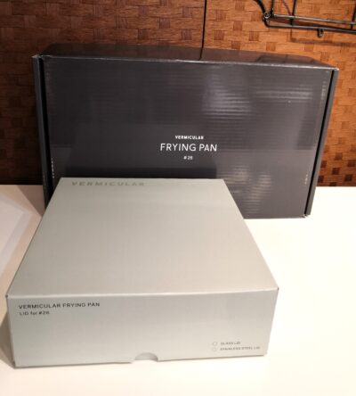 VERMICULAR バーミキュラ FRYING PAN #26 オーク材 OAK ガラス蓋 GLASS LID フライパン ガラスリッドセット