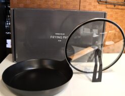 VERMICULAR バーミキュラ FRYING PAN #26 オーク材 OAK ガラス蓋 GLASS LID フライパン ガラスリッドセット 6