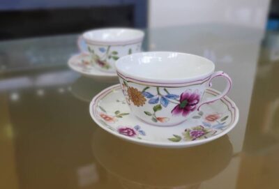 GINORI 1735　ジノリ1735　RichardGinori　リチャードジノリ　イタリ　GRANDUCA　グランデューカ　ティーカップ＆ソーサー　カップ＆ソーサー　ティーカップ　ソーサー　セット　アンティコドッチア　ロココ様式　開窯250周年　復刻シリーズ　トスカーナ大公妃　マリア・デレシア　海外ブランド　食器　インテリア　コレクション　リサイクルショップ　再良市場　天白　名東　昭和　千種　瑞穂　緑　日進　豊明　東郷　おススメ　オススメ お洒落　オシャレ　美品