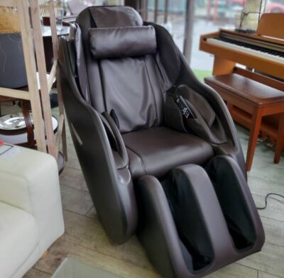 THRIVE　スライヴ　マッサージチェア　月弥　KAGUYA　カグヤ　マッサージ機　マッサージ器　CT-100　ブラウン　合皮　合成皮革　2023年製　高年式　エアーバッグ　自動コース　足裏ヒーター　フットレスト延伸　　　リサイクルショップ　再良市場　天白　名東　昭和　千種　瑞穂　緑　日進　豊明　東郷　おススメ　オススメ お洒落　オシャレ　中古　美品