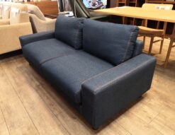 リビング家具 コンパクト 省スペース ブルー 西海岸 デニム 2.5シーターソファ