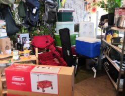 Coleman ワゴン レッド コンパクト収納 アウトドア用品 アウトドアワゴン