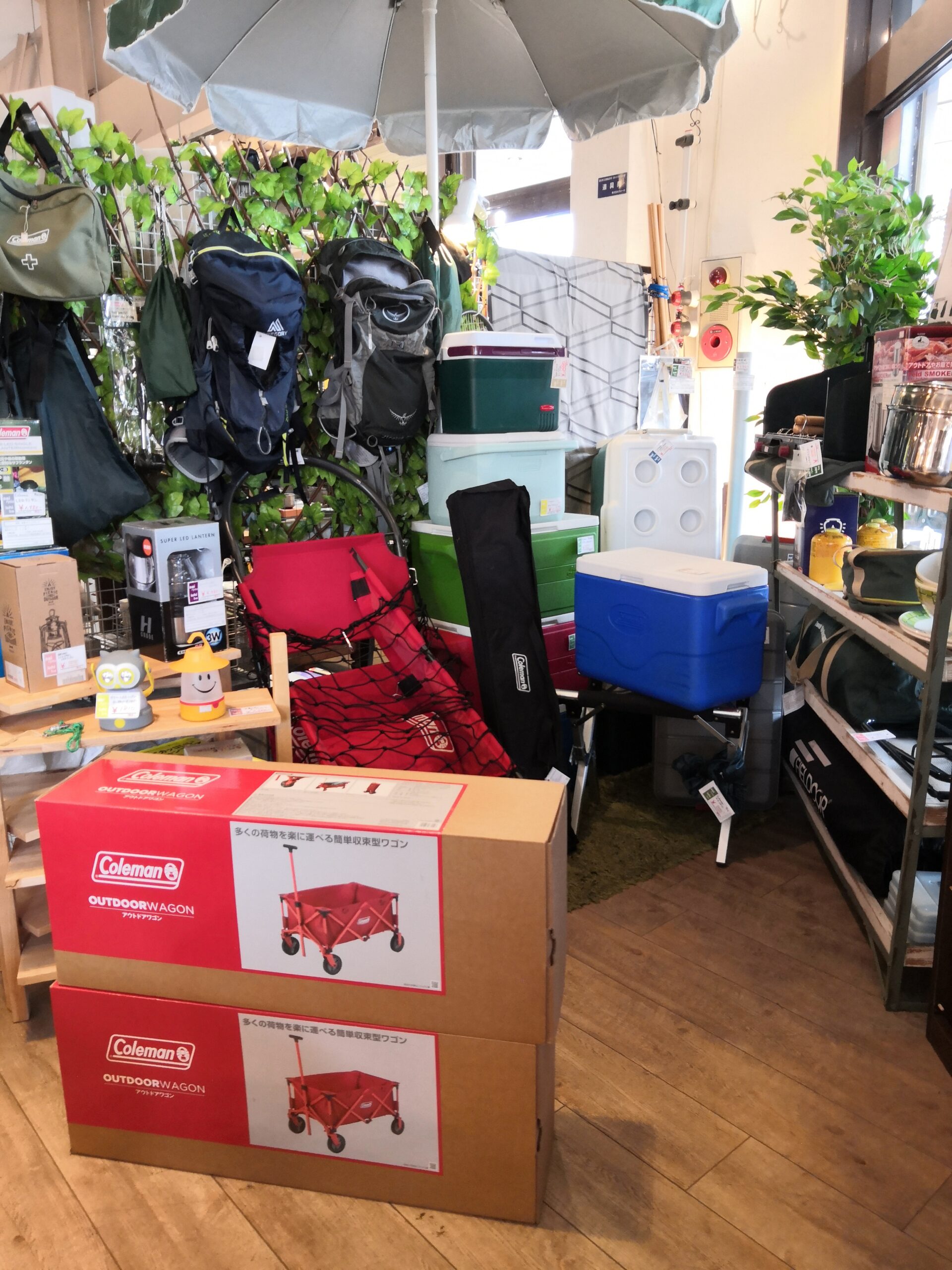 ⛳入荷!【アウトドア】1度使用のみ！ Coleman アウトドアワゴン 