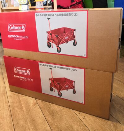 Coleman ワゴン レッド コンパクト収納 アウトドア用品 アウトドアワゴン 1