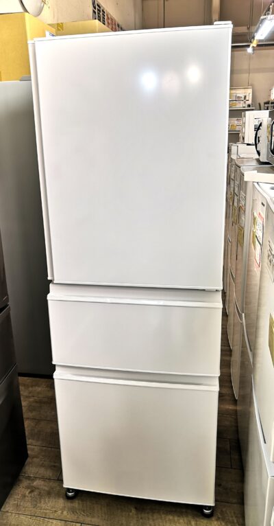 MITSUBISHI 2024年製 MR-C33J-W インバーター 自動製氷 3ドア 330L冷蔵庫 5