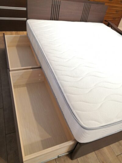 寝室家具 引き出し収納 照明付き コンセント Granz グランツ ドリームベッド クイーンサイズ クイーンベッド 4