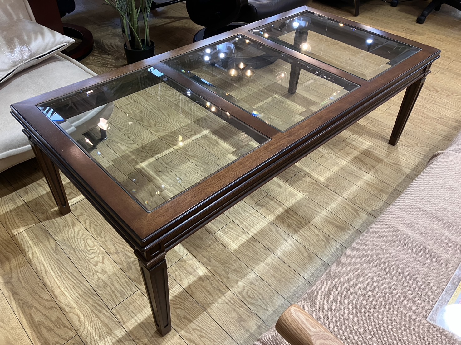 大塚家具センターテーブル レック （中古 IDC大塚家具 センター