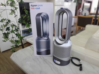 dyson　ダイソン　pure　ピュア　hot+cool　ホット+クール　ホット＆クール　　2024年製　高年式　HP00　羽根のない扇風機　ファンヒーター　空気清浄機能付き　空気清浄機　DCモーター　活性炭フィルター　首振り　タイマー　1台3役　パワフル　自動温度制御　サーモスタット機能　転倒時自動停止機能　リサイクルショップ　再良市場　天白　名東　昭和　千種　瑞穂　緑　日進　豊明　東郷　おススメ　オススメ お洒落　オシャレ　中古　美品
