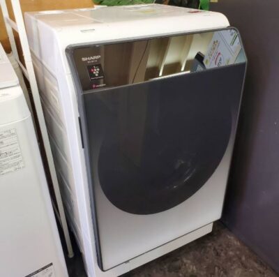 SHARP　シャープ　11.0/6.0㎏　11/6㎏　洗濯11.0㎏　乾燥6.0㎏　ドラム式洗濯乾燥機　ドラム式洗濯機　洗濯乾燥機　洗濯機　乾燥機能付　2021年製　ES-W114　右開き　ヒートポンプ乾燥　プラズマクラスター　除菌　静音　ハイブリッド乾燥　液体洗剤柔軟剤自動投入　洗剤自動投入　マイクロ高圧洗浄　自動おそうじ　省エネ　スマホ連携　リサイクルショップ　再良市場　天白　名東　昭和　千種　瑞穂　緑　日進　豊明　東郷　おススメ　オススメ 中古