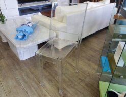 Kartell　カルテル　LA MARIE　LaMarie　ラマリー　ラ・マリー　PilippeStarck　フィリップスタルク　デザイナーズ家具　ポリカーボネート製　ダイニングチェア　デスクチェア　チェア　クリアカラー　クリスタルカラー　透明チェア　屋外　　ベランダ　バルコニー　ガーデンチェア　リサイクルショップ　再良市場　天白　名東　昭和　千種　瑞穂　緑　日進　豊明　東郷　おススメ　オススメ お洒落　オシャレ　中古