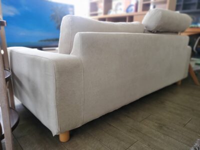 MUJI　無印良品　ソファ　2.5シーター　2シーター　ワイド2シーター　2.5人掛け　2人掛け　アイボリー　カバーリング　フェザー使用　フェザークッション　モダン　カジュアル　ナチュラル　ヘッドレスト付き　北欧　シンプル　リサイクル　最良市場　天白区　名東区　昭和区　千種区　瑞穂区　緑区　日進市　豊明市　東郷町　買取　出張買取　高価買取　販売　お値打ち　特価　1点物　1点モノ　早い者勝ち　おすすめ　おしゃれ　中古品