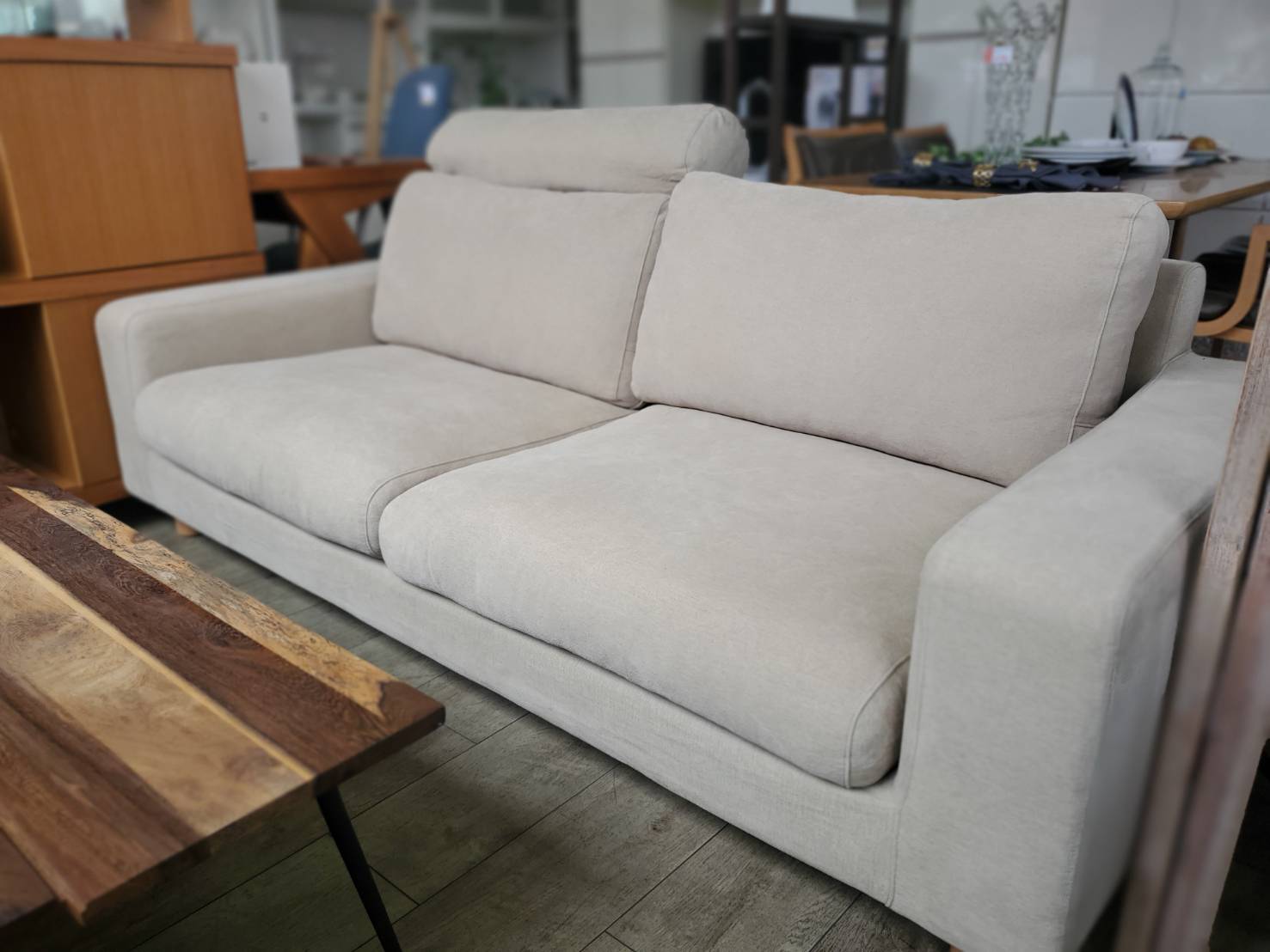 ☆MUJI 無印良品 2.5シーターソファ アイボリー フェザー使用 カバー ☆MUJI 無印良品 2.5シーターソファ アイボリー フェザー使用 カバー