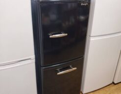 eangle　e-angle　イーアングル　170L　2ドア　冷蔵庫　冷凍冷蔵庫　2024年製　高年式　ANG-RE170-C1　レトロ　レトロデザイン　ブラック　メンズライク　耐熱トップテーブル　省エネ　コンパクト　大容量冷凍室　静音　自動霜取機能付　シンプル　リサイクルショップ　再良市場　天白　名東　昭和　千種　瑞穂　緑　日進　豊明　東郷　おススメ　オススメ お洒落　オシャレ　中古　美品