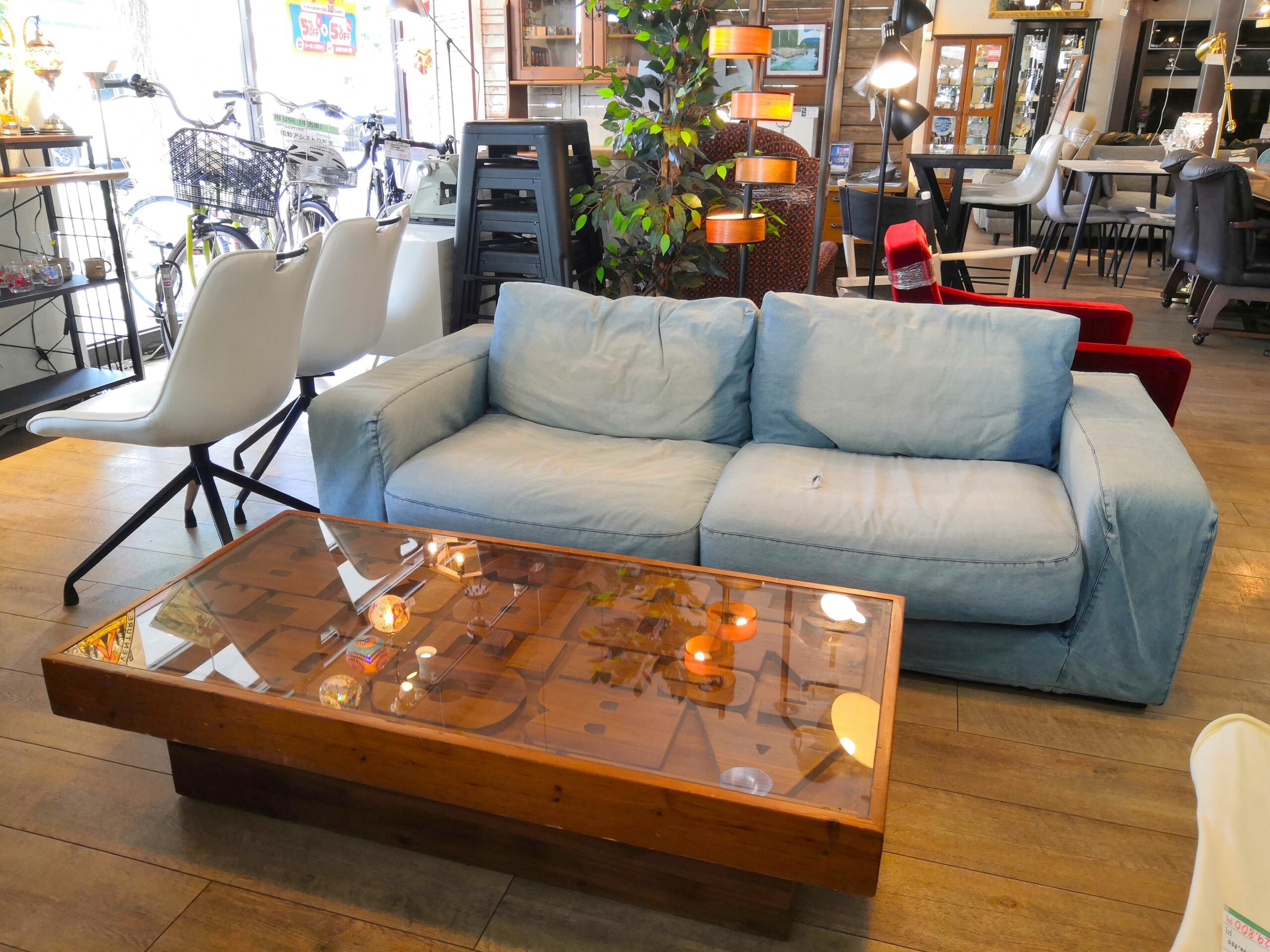 インダストリアル　フレンチアンティーク テーブル　60s オールドヴィンテージ 中古品】ノットアンティークス Knot antiques 古材 カフェ風
