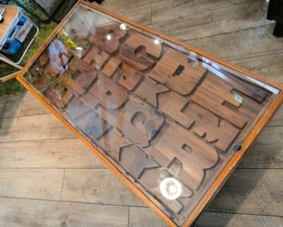 ノットアンティークス Knot antiques 古材 ヴィンテージ調 ABCセンターテーブル 4