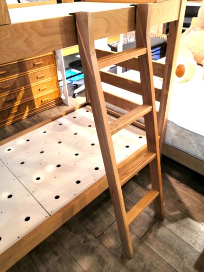 無印良品 muji オーク材突板 寝室家具 子供部屋 寮 フレームのみ 2段ベッド 2