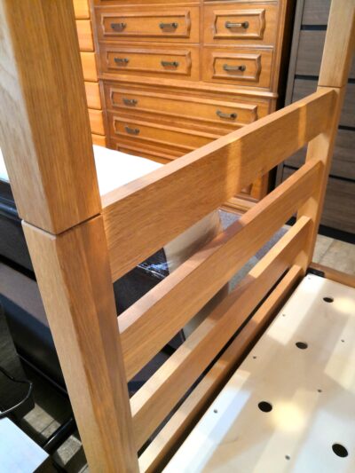 無印良品 muji オーク材突板 寝室家具 子供部屋 寮 フレームのみ 2段ベッド 5